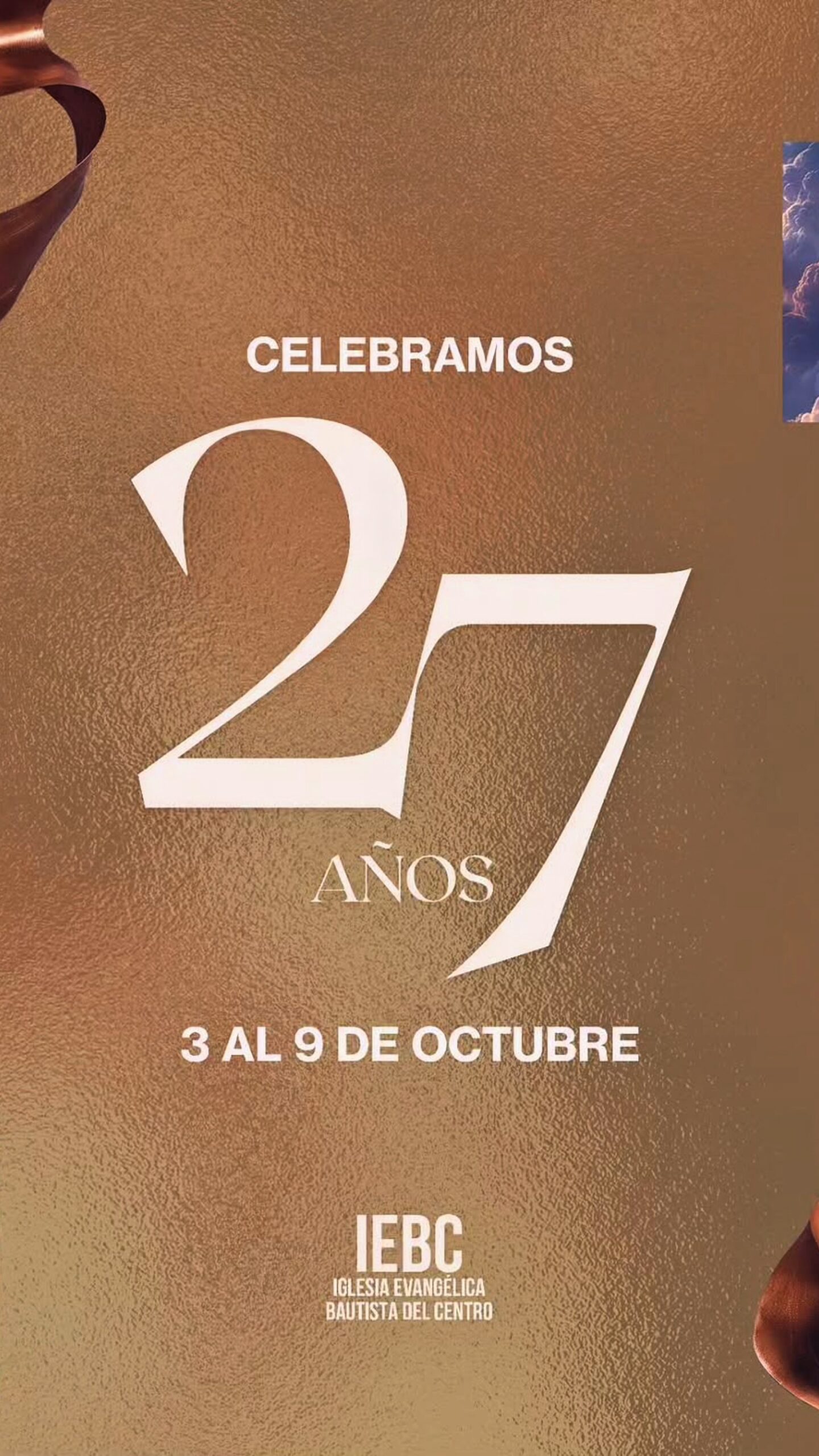 Familia ¡Estamos celebrando nuestro aniversario 27! 🎂🎉✨️

Te contamos las actividades dque aun tenemos esta semana ¡ven con toda la familia! ✨️🙌

#IEBC #Aniversario #27años